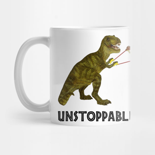 Tyrannosaurus Rex with Grabbers is UnStoppable by SirLeeTees